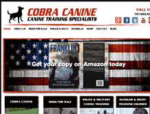 Tablet Screenshot of cobracanine.com